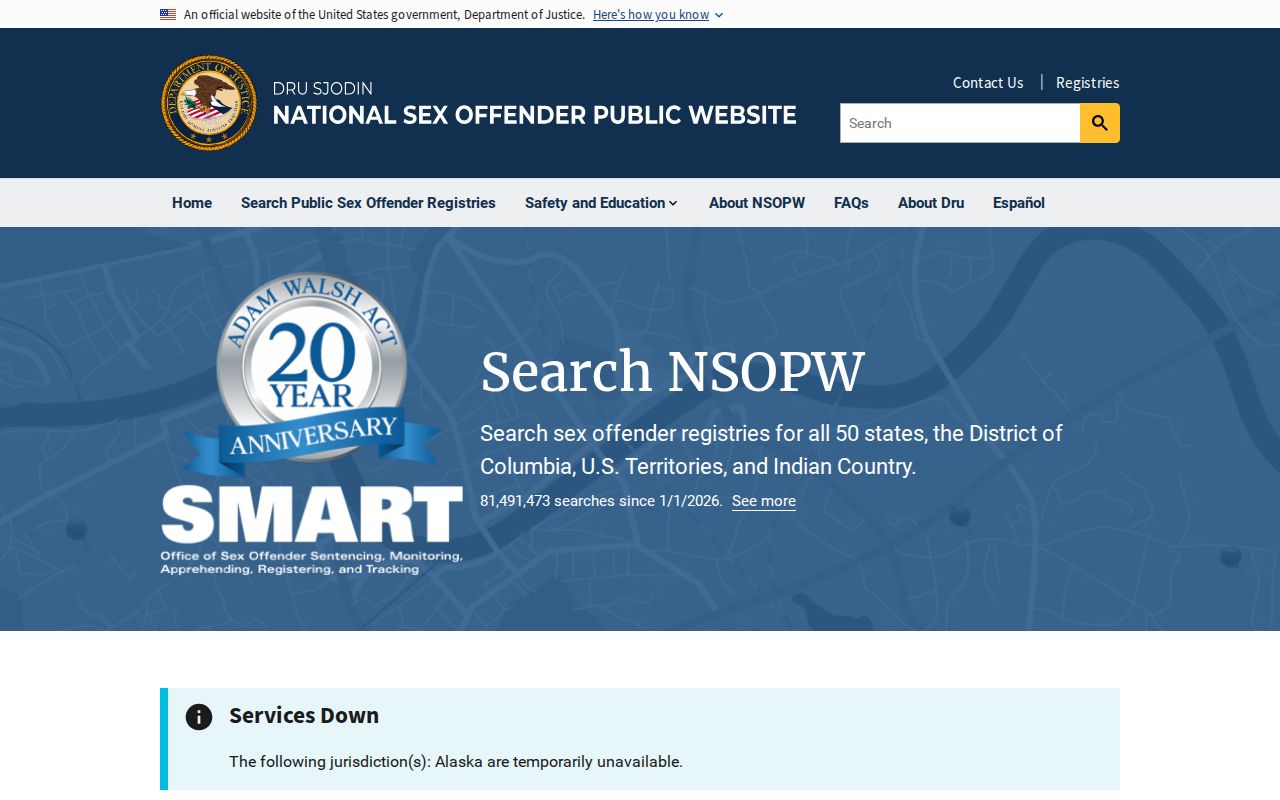 National sex offender search for Carroll County residents